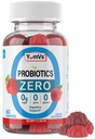 YUM-V'S - Zero Sugar Probiotic Gummies for Digestive Health - Sugar Free Probiotics for Women, Men & Kids - Gut Health Probiotic Gummies for Adults & Kids - Discompensative Support Gummy Supplements - 60ct