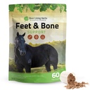 Silver Lining Herbs Voeten en bot ondersteuning Horse Supplement Powder Natural Tendons, ligamenten en rondgaande weefsels en hoefsupplement voor paarden - Normale Limbs Circulatie Horse Care Supplies - 1 LB