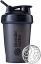 Bouteilles de mélange Classic Shaker Bouteille parfaite pour les shakes protéiques et préentraînement, 20-Ounce, Noir