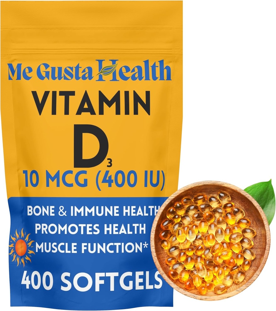 D3 10 mcg (400 IE) 400 Softgels 