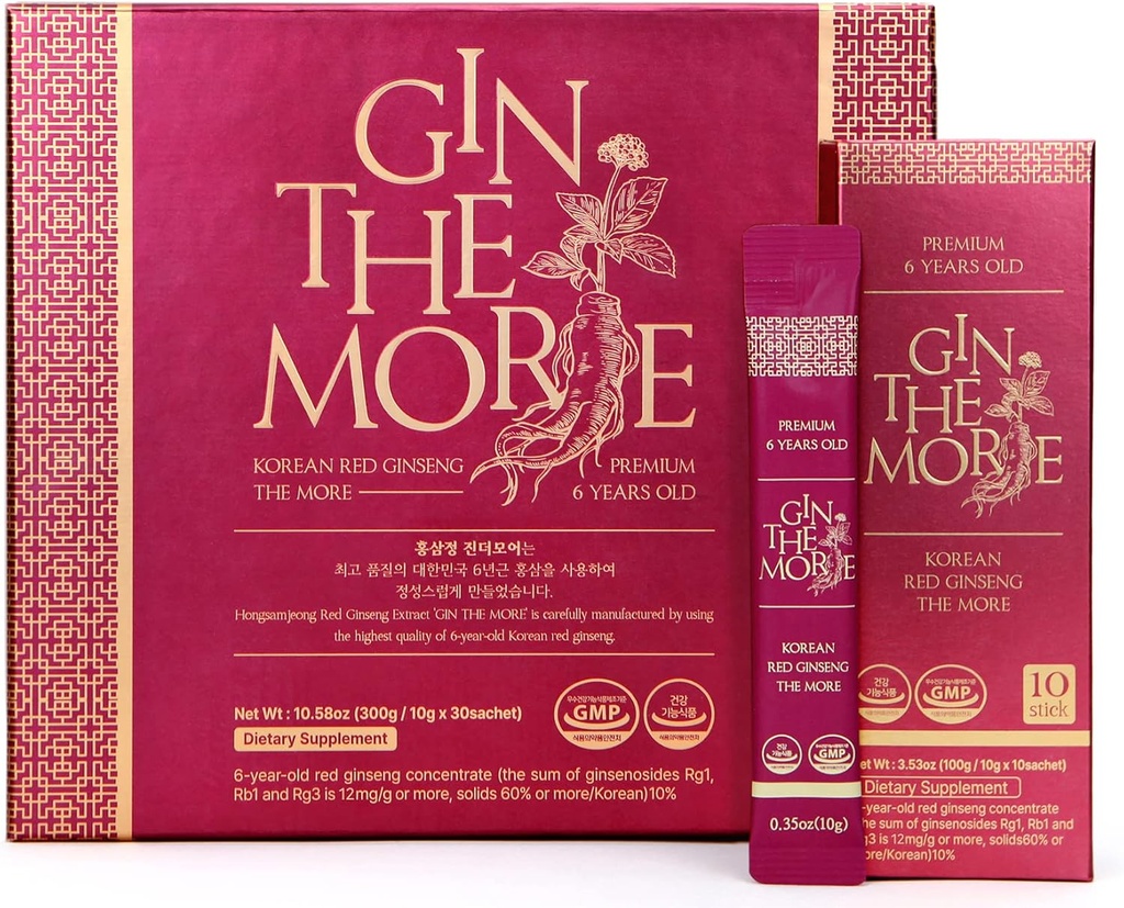 [Gin The More] Korean Red Ginseng 