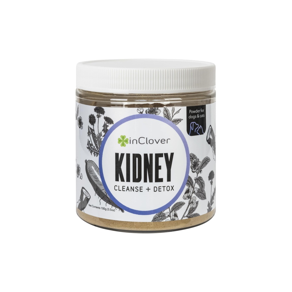 InClover niet-gebluste Bladder en Urinaire Gezondheidssupplement voor honden en katten - met Resveratrol (Gevonden in veenbessen), L-Carnitine & D-Manned 