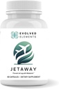 JetAway – Supplément de soutien au sommeil naturel avec mélatonine bio-fermentée – Jet Lag Support – sans allergène, sans jet Lag (60 capsules)