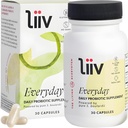 LiiV Premium Everyday Probiotic for Digestive & Immune Support, Pure S. boulardii for Women & Men, 5 Miljard CFUs, Healthy MicroBiome Balance 30 Vegetarian Capsules