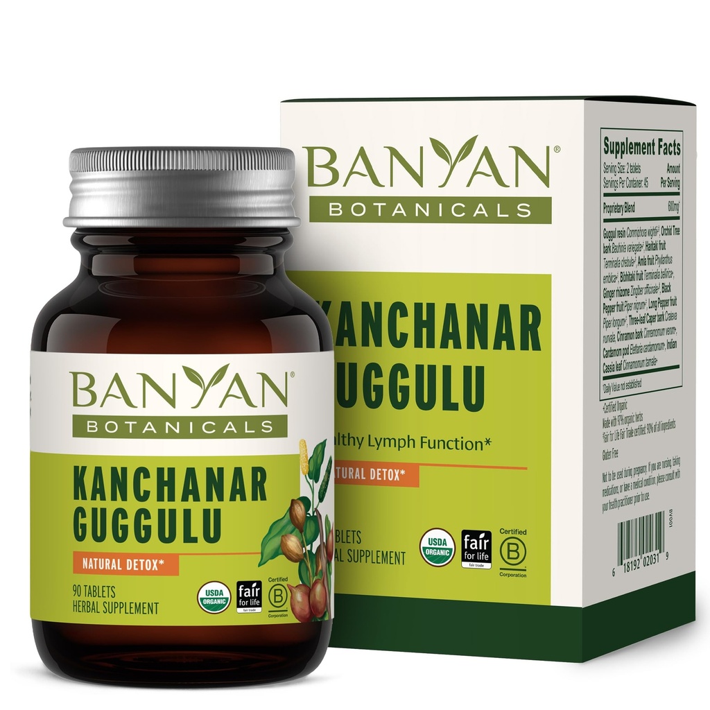 Banyan Botanicals Kanchanar Guggulu Tablets 