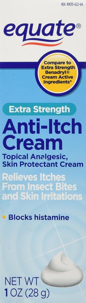 Equate - Anti-Itch Cream, extra sterkte, 1 oz