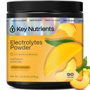 KERNENTEN Multivitamine Elektrolyten Poeder Geen Suiker - Tropische perzik Mango Electrolyte Poeder - Endurance & Energy Supplement - Hydration Powder - No Calories - 90 Servers - Made in USA