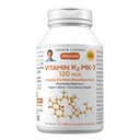 ANDREW LESSMAN Vitamine K2 MK7 120 mcg 360 Softgels - Essentieel voor gezond calciumgebruik, bevordert optimale skelet, hart en arteriële gezondheid. Geen additieven. Klein Makkelijk doorslikken Softgels