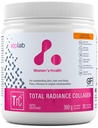 ATP LAB Total Radiance Collageen - Peach Mango Flavor, 360g - Collageen Peptides Powder for Women - Hydrolyzed Collageen Protein Supplement with Biotin