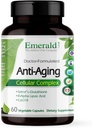 Emerald Labs Anti-Aging Cellular Complex - Ondersteunt gezonde veroudering en levergezondheid met Setria L-Glutathione, CoQ10, R-Alpha Lipoïnezuur, Resveratrol & More - 60 plantaardige capsules (30-dagen aanbod)