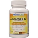 Wonder Laboratories Sublingual Vitamine B12 (1000 mcg), B6 (5 mg), Foliumzuur(400 mcg) & Biotine (25 mcg) - Geformuleerd met Methylcobalamine Vitamine B-12 (250 tabletten)