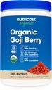 Nutricost Biologische Goji Berry Poeder (1lb) - USDA Gecertificeerd Biologische, Glutenvrij, Niet-GMO, Vegetarisch