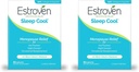 Estroven slaapkoel voor menopauze verlichting, 30 Ct, slaapondersteuning supplement met klinisch bewezen ingrediënten om Menopauze symptomen plus nachtkleding en Hot Flash verlichting, geneesmiddelvrije en glutenvrije