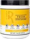 Silver Star Nutrition, Roots Focus Nootrope Brain Supplement - Spicy Ananas, Blend of Lion's Mane, Cordyceps, & Reishi Functional Paddestoelen + Extended-Release Cafeine, 50 Servers