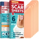 Medische graad Siliconen Scar Sheets - 6pk (5.7