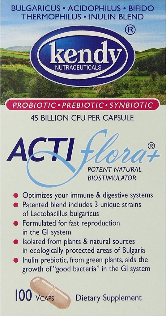 Kendy USA, Actiflora+, Biostimulateur Potent Natural, 100 Caps Veggie