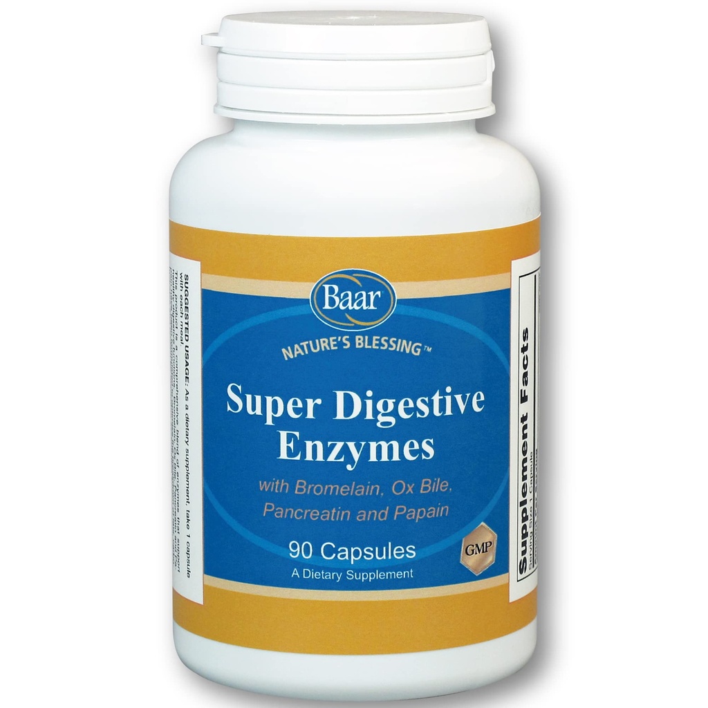 Baar Superverteringsenzymen, 90 capsules