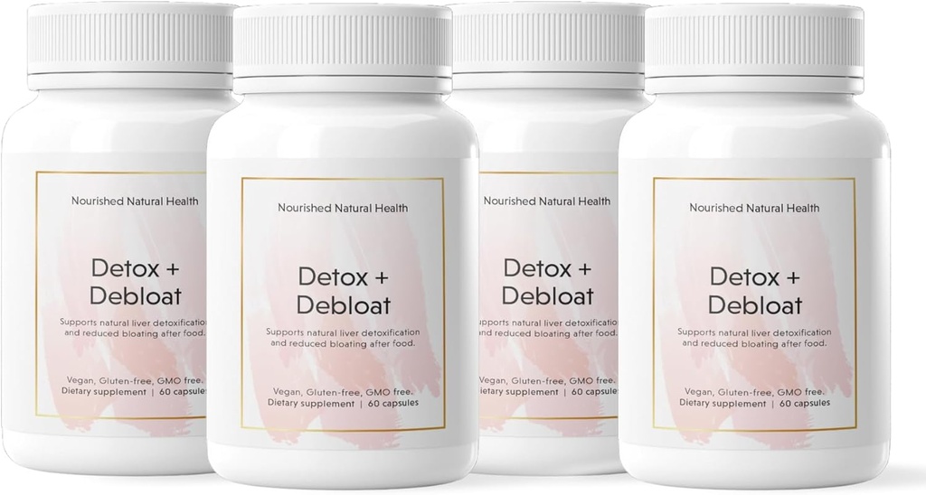 Gevoede natuurlijke detox + debloat - melkdistel en paardenbloem wortel Vegan Supplement voor vrouwen - opgeblazen verlichting en spijsvertering ondersteuning - 240 capsules