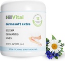 HillVital Eczema Cream voor kinderen - Hydrating Moisturizer voor volwassenen, Herbal Baby Eczema Relief, Itch Relief Hives Treatment, Anti Itch Lotion en Seborrheic Dermatitis Balm 8.5 fl oz