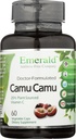 Emerald Labs Camu Camu - Plant-Sourced Vitamine C, Bioflavonoïden, Aminozuren & B Vitaminen - Glutenvrij, Veganistisch - 60 Plantaardige Capsules (30 dagen)