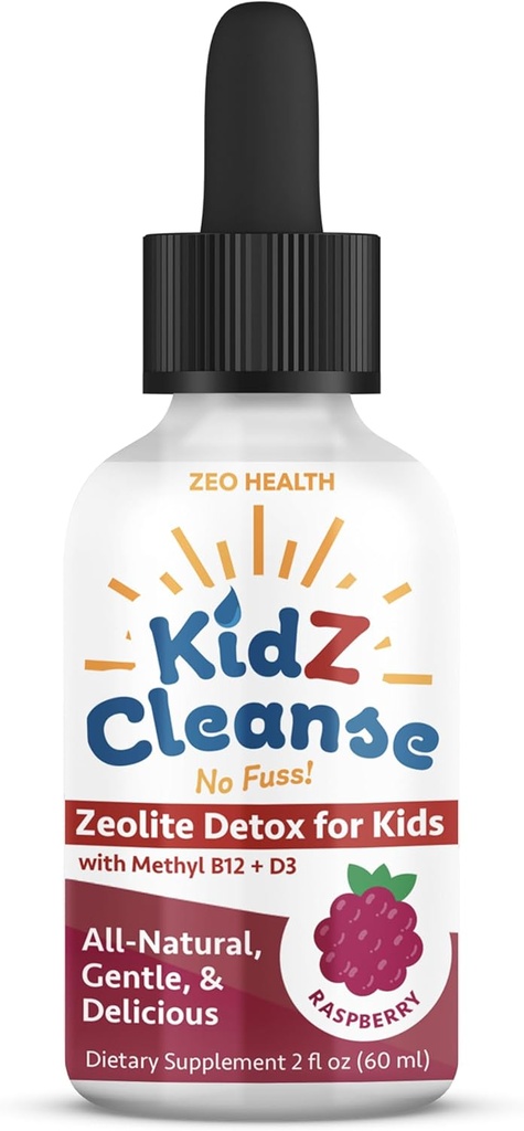 Kidz Reinigen .Zeolite Detox voor kinderen Ontwikkelen, Gedrag, Energie en Gut Health Support Supplement 