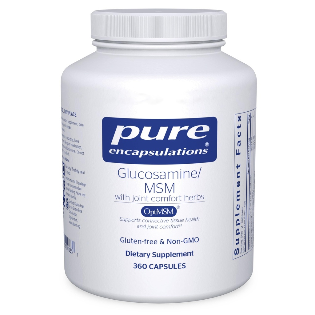 Pure Encapsulations Glucosamine MSM Supplement for Joint Support, Mobility, Comfort, Cartilage Health, and Connective Tissue* 