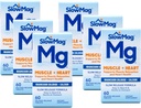 Slow Mag Magnesium Chloride and Calcium, 60 Tablets each (Value Pack of 6)