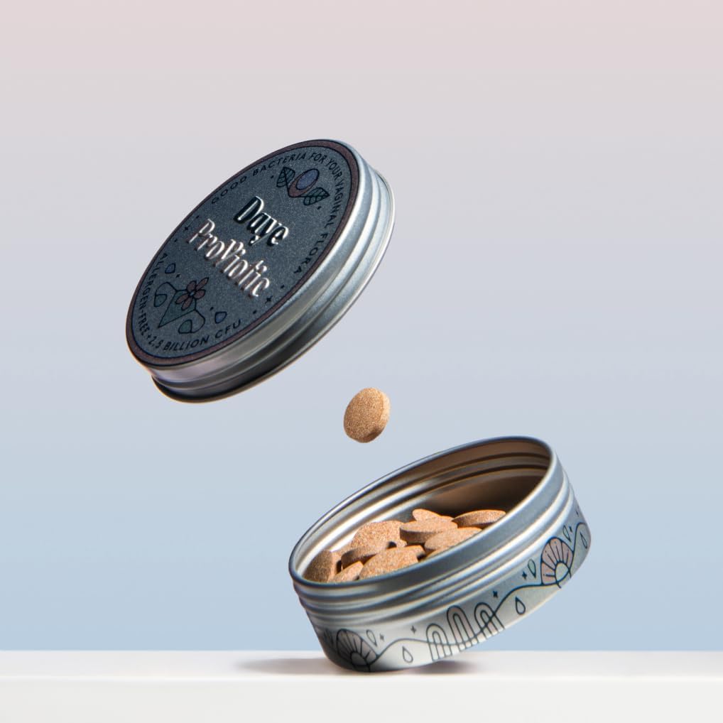 DAYE ProViotics: Womens Probiotic voor pH-balans. Vrouwelijke Vaginale Probiotica. Lactobacillus Plantarum Probiotic Bevat 2,5 miljard levende cellen. Ondersteunt gezonde vaginale en Gut Microbiome.
