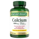 Bounty Calcium Carbonaat & Vitamine D, ondersteunt Immune Health & Bone Health, 600 mg Calcium & 800IE Vitamine D3, 250 tabletten