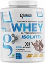 GLIMLACH Whey Extra Strength Isolate + Poudre de protéines pour le soutien et la récupération musculaires, Végétarien - source primaire Whey Isolate (4.4LBS, chocolat)