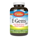 Carlson - E-Gems Plus, Vitamine naturelle E 400 UI, soutient un cœur en santé, 250 gels mous