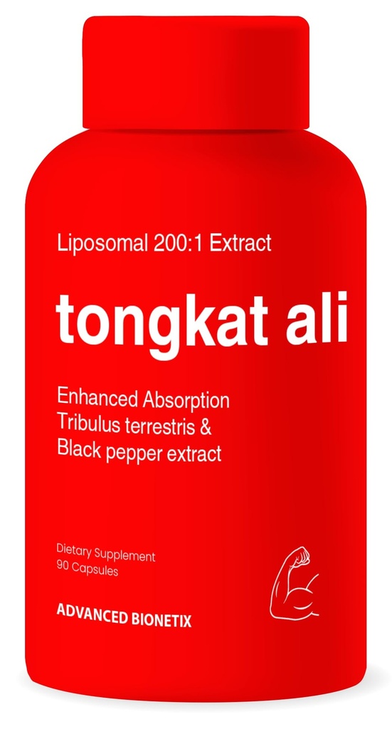 Liposomale Longjack Tongkat Ali Extract Capsules 200x Sterkte 200.000 mg 