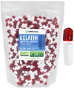 XPRS Nutra Taille 00 Capsules vides - 1000 Capsules de gélatine vides - Pills Bricolage Capsule Remplissage - Capsules de gel de pilules rechargeables pour compléments Do-It-Youlf (rouge clair/blanc)