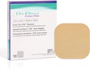 ConvaTec DuoDERM Gel de contrôle extra mince Formule 4"x4" Hydrocolloïde Stérile Dressing adhésif pour les plaies superficielles, faible frottement, sans latex, imperméable, carré, beige, boîte 10ct