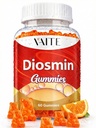 VAITE Diosmin 1000mg - Vein Support Supplementen voor Varicose Veins - Leg Health Supplement Formule Venous Optimizer, Citrus Bioflavonoïden, helpt bij de circulatie voor benen, kauwgom, 60 Vegan Gummies