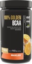 Maxler 100% Golden BCAA Powder - Intra & Post Workout Recovery Drank voor versnelde spierherstel & Lean Muscle Growth - 6 g Vegan BCAA's Aminozuren - 60 porties - Oranje