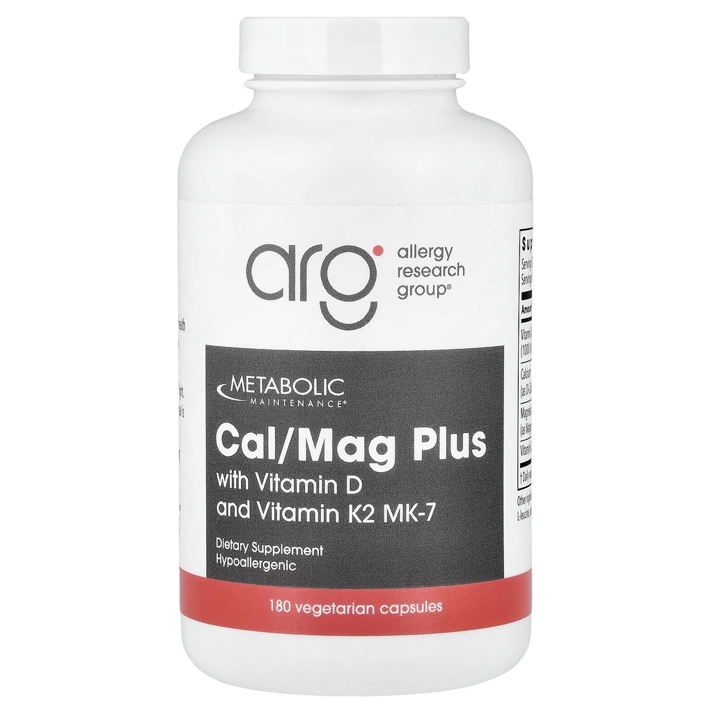 Metabole onderhoud - Cal/Mag Plus met D & K2 180 doppen