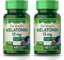 De waarheid van de natuur Melatonine 12 mg, natuurlijke Bessensmaak, 60 Telling, Multi (pakket van 2)