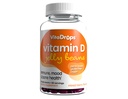 Vitamine D Haricots, soutient la santé immunitaire, favorise la santé des os, à base de pectine, végétalien et sans gluten, mélange de fleur de baie, 90 haricots de gelée, 30 portions