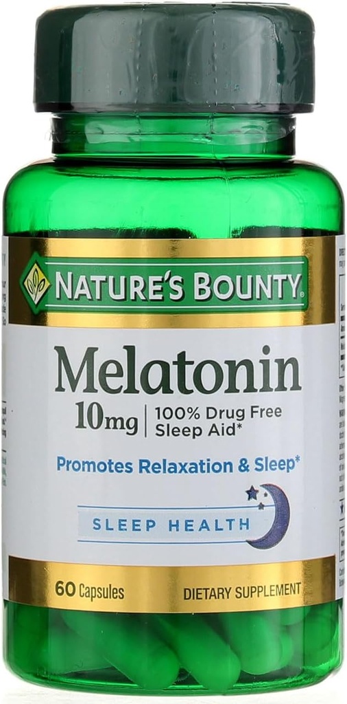 Bounty Melatonine 10mg Capsules 60 ea (Pack de 2)