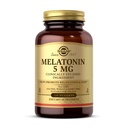 Solgar Melatonin 5 mg, 120 Nuggets - Aide à promouvoir la détente et le repos - Melatonine cliniquement étudiée - Vegan, sans gluten, sans lait, sans casher - 120 portions