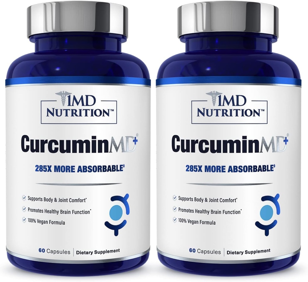 1MD Nutrition CurcuminMD Plus - Curcumin curcumin curcumin avec Boswellia Serrata - 285x Plus Absorbable