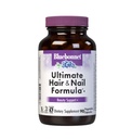 BlueBonnet Nutrition Formule ultime pour cheveux et ongles, vitamines, minéraux, nutriments spéciaux pour la beauté à l'intérieur, sans gluten, sans cacher, sans lait, végétalien, 90 capsules végétales, 30 portions, blanc