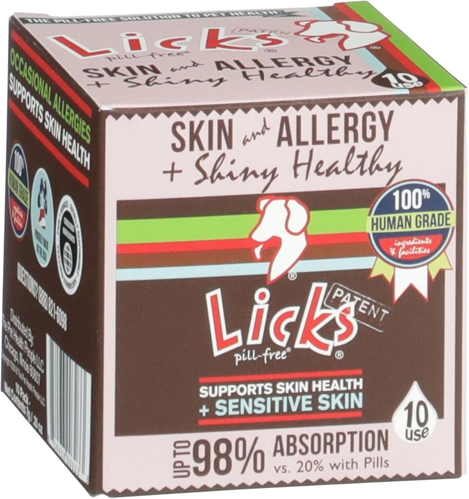 Likken - Huid & Allergie voor honden - LiquiPaks - 10 gebruik