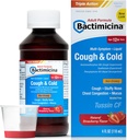 Bactimicina Hoest & Cold Liquid - Expectorant and Decongestant - Leeftijd 18 en ouder - 4 Fl OZ