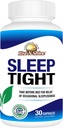 Rise-N-Shine Sleep Tight Supplement met 5 HTP, Magnesium, GABA en L-Theanine - voor vrouwen en mannen - 30 dagen levering (30 capsules)
