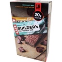 Barre de protéines de chocolat Clif Builder, 2,4 oz, 18 bars/boîte (220-00543)