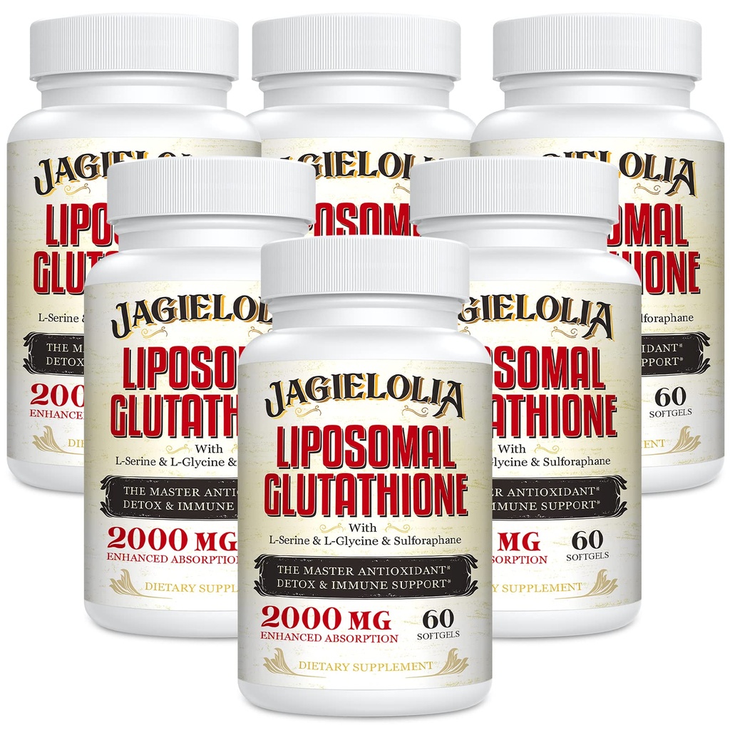 Liposomale Glutathion 2000 mg met L-Serine, L-Glycine & Sulforaphane 