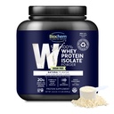 Biochem 100% Whey Isolate Protéine Poudre - Herbacé, Faible Carbure, Céto-Amis, Non-OGM, Sans gluten - Soutient la santé immunitaire et la récupération musculaire 20g Protéine végétarienne par portion - Saveur naturelle,1,5lb