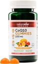 NatureWise CoQ10 Gummies 100mg - Perzik Mango smaak - Supplement voor de gezondheid van het hart en antioxidant activiteit - Pectin-based, veganistisch, soja en glutenvrij, niet-GMO - 60 Tellen[1-maand levering]
